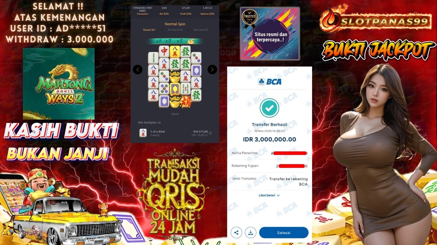 SLOTPANAS99 JACKPOT SLOT MAHJONG WAYS 2